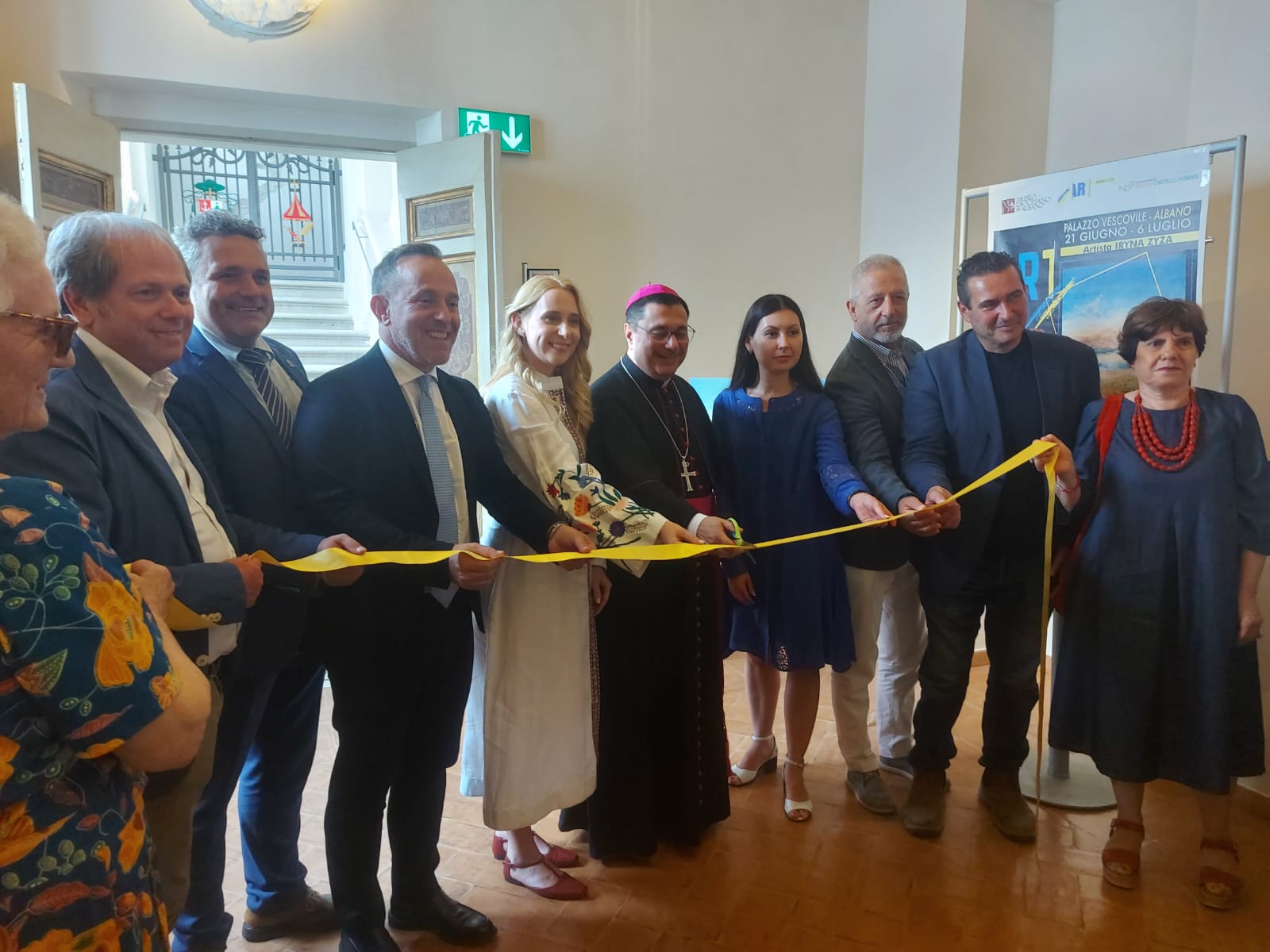 Nel tardo pomeriggio di venerdì 21 giugno la Sala delle Vedute del Museo Diocesano di Albano Laziale ha visto inaugurare la mostra dell’artista ucraina Iryna Zyza.